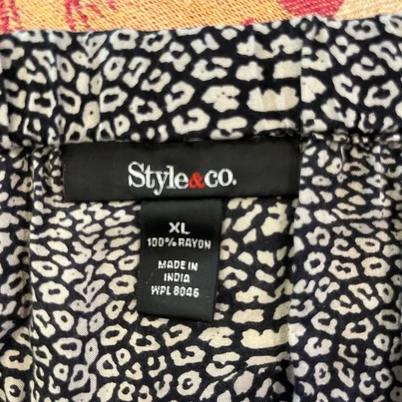 Style & Co long skirt with belt - Picture 7 of 12